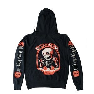 "PLAY DEAD" SKELECHAIN HEAVYWEIGHT HOODIE